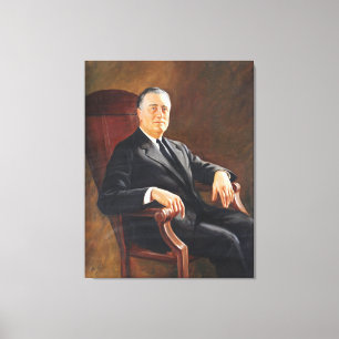 Lienzo FRANKLIN DELANO ROOSEVELT de Jacob H. Perskie