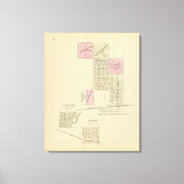 Lienzo Franklin, Nebraska (Anverso)