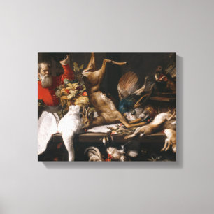 Lienzo Frans Snyders - Todavía la vida con juego muerto,