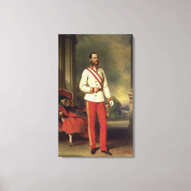 Lienzo Franz Joseph I, Emperador de Austria 2 (Anverso)