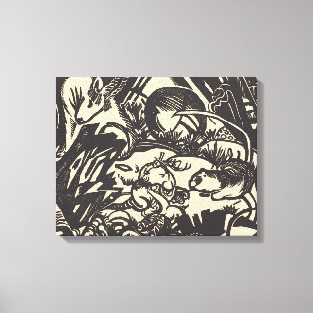 Lienzo Franz Marc | Leyenda animal Tierlegende (Anverso)