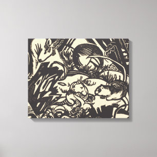 Lienzo Franz Marc Leyenda animal Tierlegende