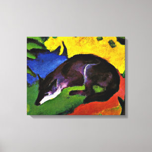 Lienzo Franz Marc - Zorro Azul,