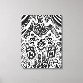 Lienzo Fraude de sombras oscuras