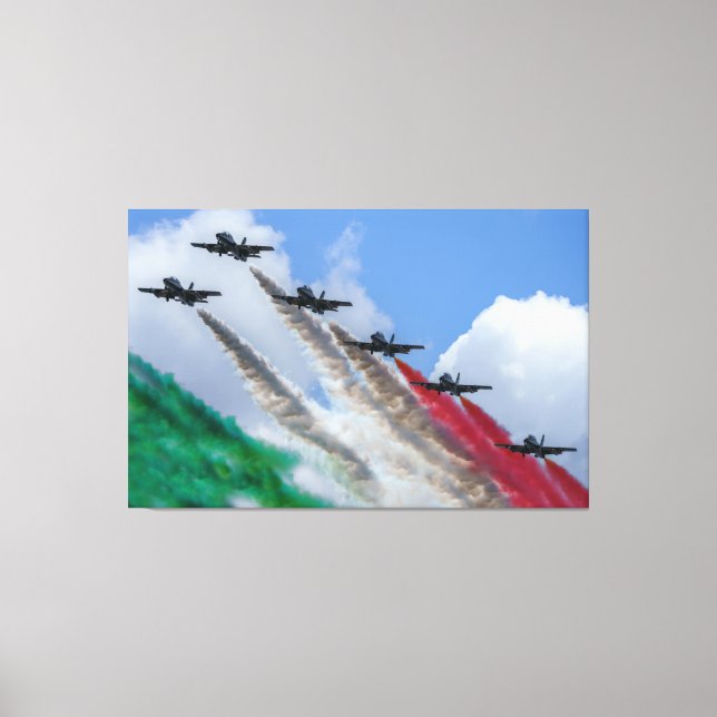 Lienzo Frecce Tricolori (Anverso)