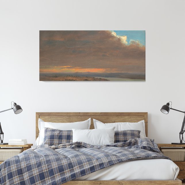 Lienzo Frederic Edwin Church - Atardecer  (Insitu(Dormitorio))