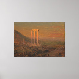 Lienzo Frederic Edwin Church - Classical Ruins, Syria 