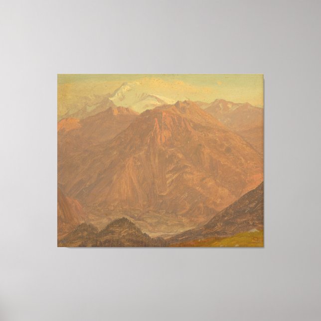 Lienzo Frederic Edwin Church - Colombia or Ecuador (Anverso)