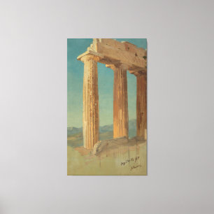 Lienzo Frederic Edwin Church - Columnas del Partenón