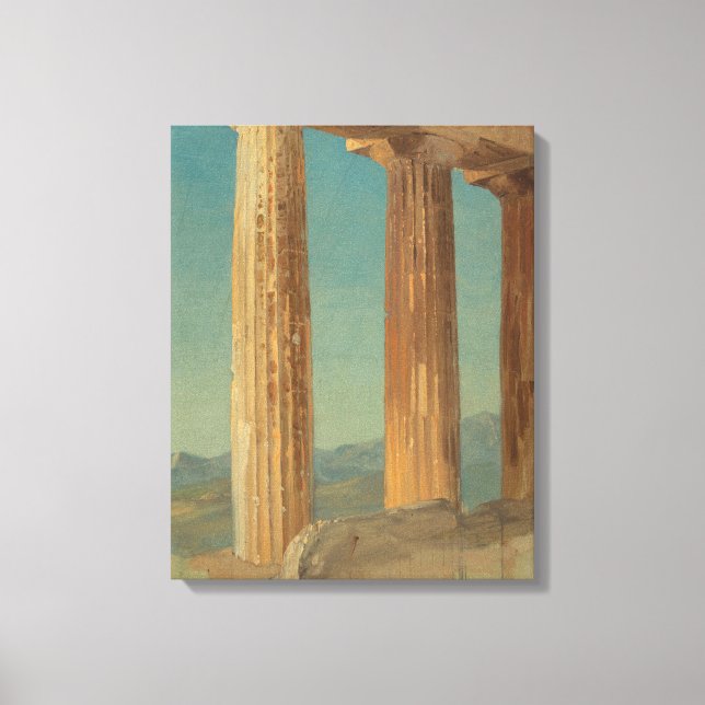Lienzo Frederic Edwin Church - Columnas del Partenón (Anverso)