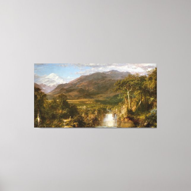 Lienzo Frederic Edwin Church - Corazón de los Andes  (Anverso)