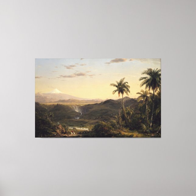 Lienzo Frederic Edwin Church - Cotopaxi  (Anverso)