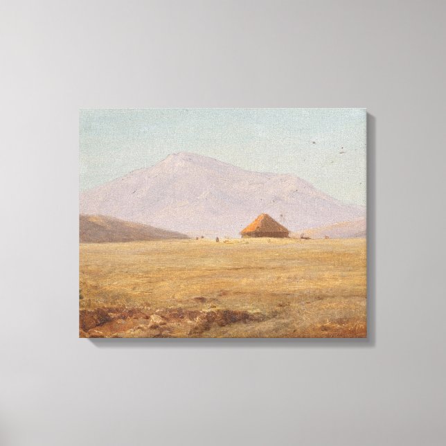 Lienzo Frederic Edwin Church - Ecuador, plato de montaña (Anverso)