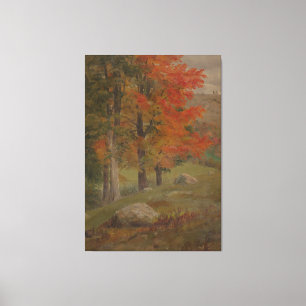 Lienzo Frederic Edwin Church - Escena del bosque