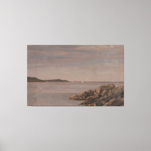 Lienzo Frederic Edwin Church - Isla del Desierto de Monta