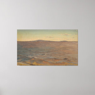 Lienzo Frederic Edwin Church - Maine, lago Katahdin