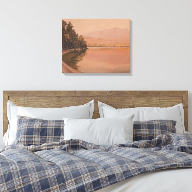 Lienzo Frederic Edwin Church - Mt. Katahdin desde Togue  (Insitu(Dormitorio))