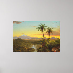 Lienzo Frederic Edwin Church - Paisaje sudamericano