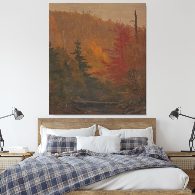 Lienzo Frederic Edwin Church - Probablemente cerca de Kat (Insitu(Dormitorio))