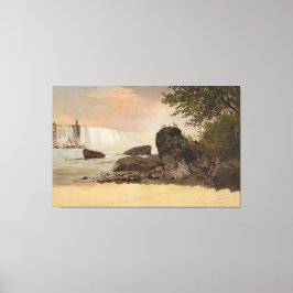 Lienzo Frederic Edwin Church - View of the Canadian Falls