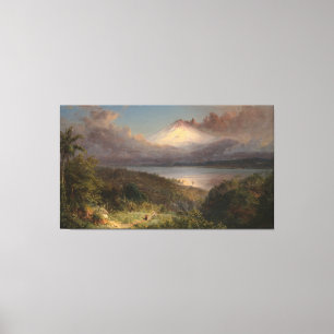 Lienzo Frederic Edwin Church - Vista de Cotopaxi