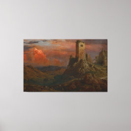 Lienzo Frederic Edwin Church - Watch Tower in Italy