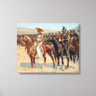 Lienzo Frederic Remington - El Mayor Mexicano