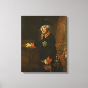 Lienzo Frederick II el grande de Prusia, c.1763