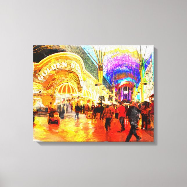 Lienzo Fremont Street Experience Las Vegas Canvas Print (Anverso)