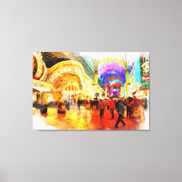 Lienzo Fremont Street Experience Las Vegas Canvas Print