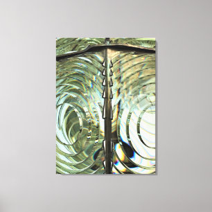 Lienzo Frensel Lens, faro Cabo Blanco, costa de Oregón