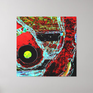 Lienzo Frequency Serpent  Abstract Stretched Canvas Print