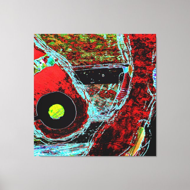 Lienzo Frequency Serpent  Abstract Stretched Canvas Print (Anverso)