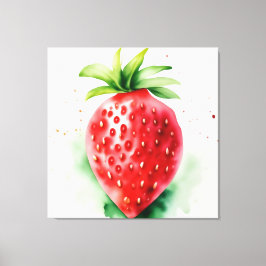 Lienzo Fresa vibrante