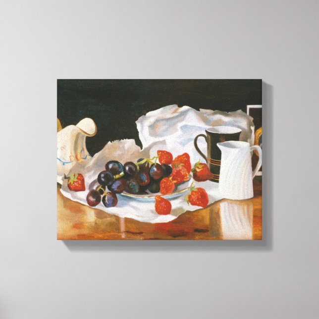 Lienzo Fresas y Crema 2004 (Anverso)