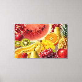 Lienzo Fresh Fruits Canvas Wall Art