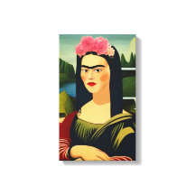 Frida Kahlo como Mona Lisa