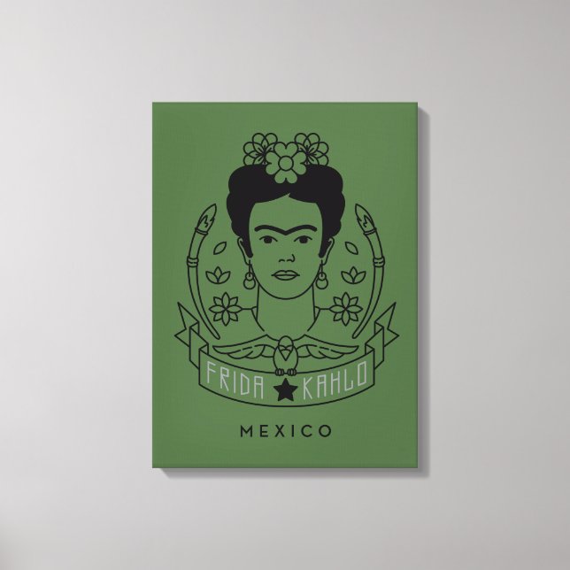 Lienzo Frida Kahlo | Heroína (Anverso)