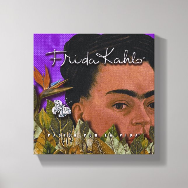 Lienzo Frida Kahlo Pasion Por La Vida (Anverso)