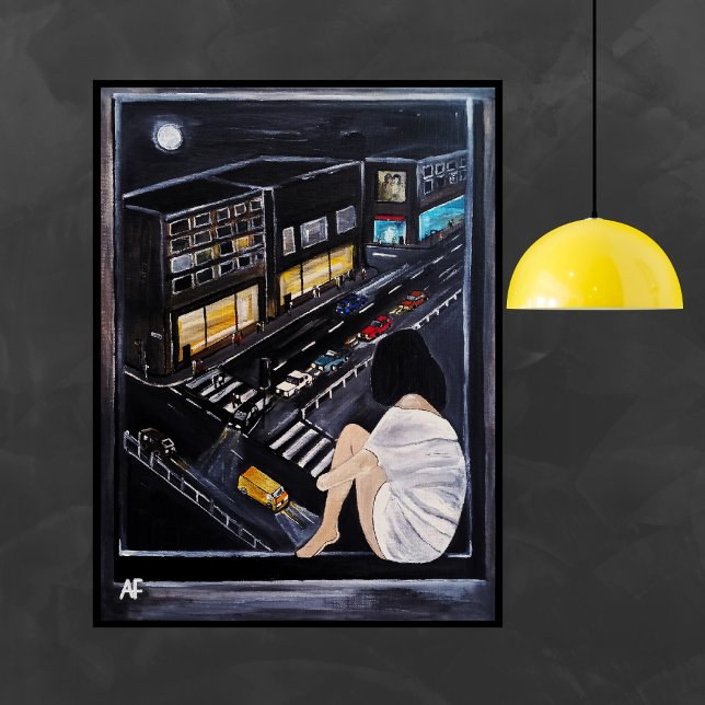 Lienzo Friday Night Painting by Alfred Fox (Subido por el creador)