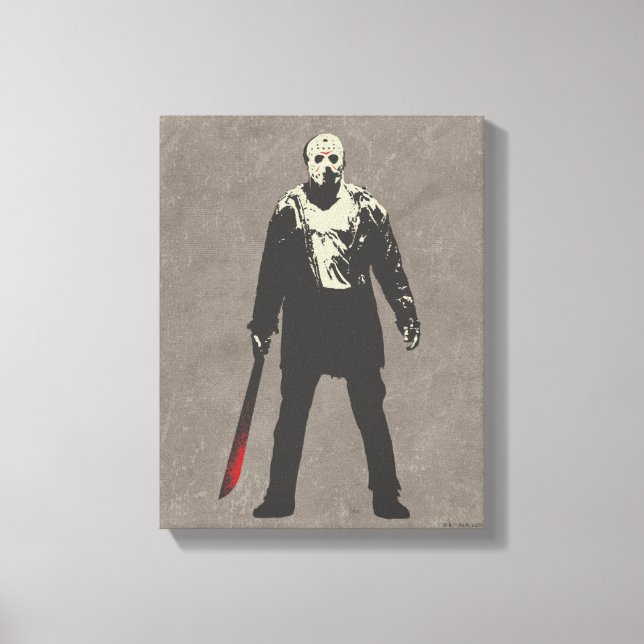 Lienzo Friday the 13th | Jason Voorhees Character Art (Anverso)