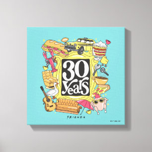 Lienzo FRIENDS™   30 Años Gráfico