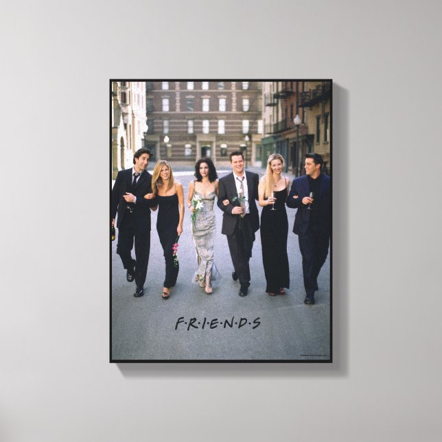 Lienzo FRIENDS™ | Parejas con Ropa Formal (Anverso)