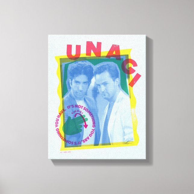 Lienzo FRIENDS™ | Ross & Chandler - Unagi (Anverso)