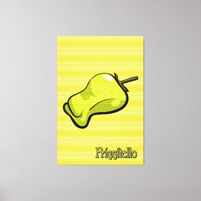 Lienzo Friggitello Chili Pepper Canvas Art (Anverso)