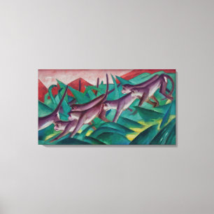 Lienzo Frisa de mono de Franz Marc vintage