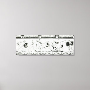 Lienzo Frisa en el pilar de la Grotta del