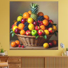 Lienzo „Frische Vielfalt – Die Kraft des Obstes“