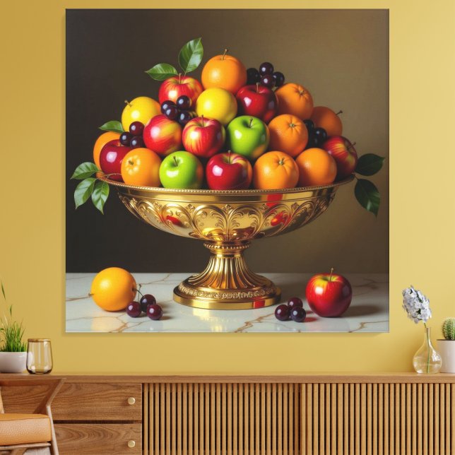 Lienzo „Frische Vielfalt – Die Kraft des Obstes“ (Insitu (Sala de estar))