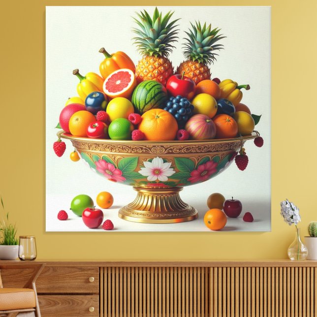 Lienzo „Frische Vielfalt – Die Kraft des Obstes“ (Insitu (Sala de estar))